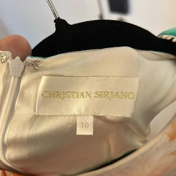 Silk Christian Siriano Dress - Picture 7 of 8